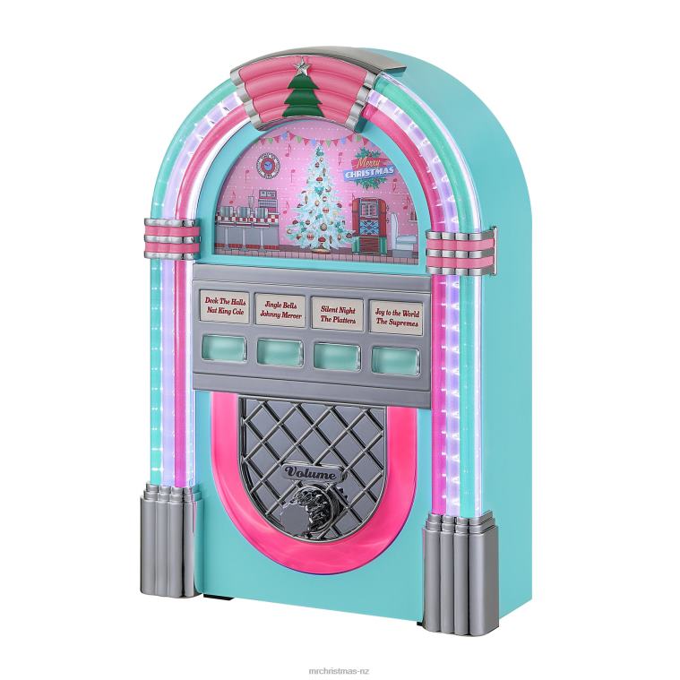 Mr. Christmas Decoration 9 Retro Jukebox-Teal 0J026134