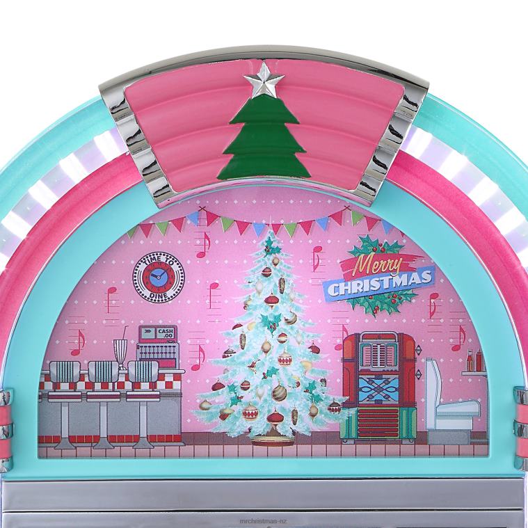 Mr. Christmas Decoration 9 Retro Jukebox-Teal 0J026134