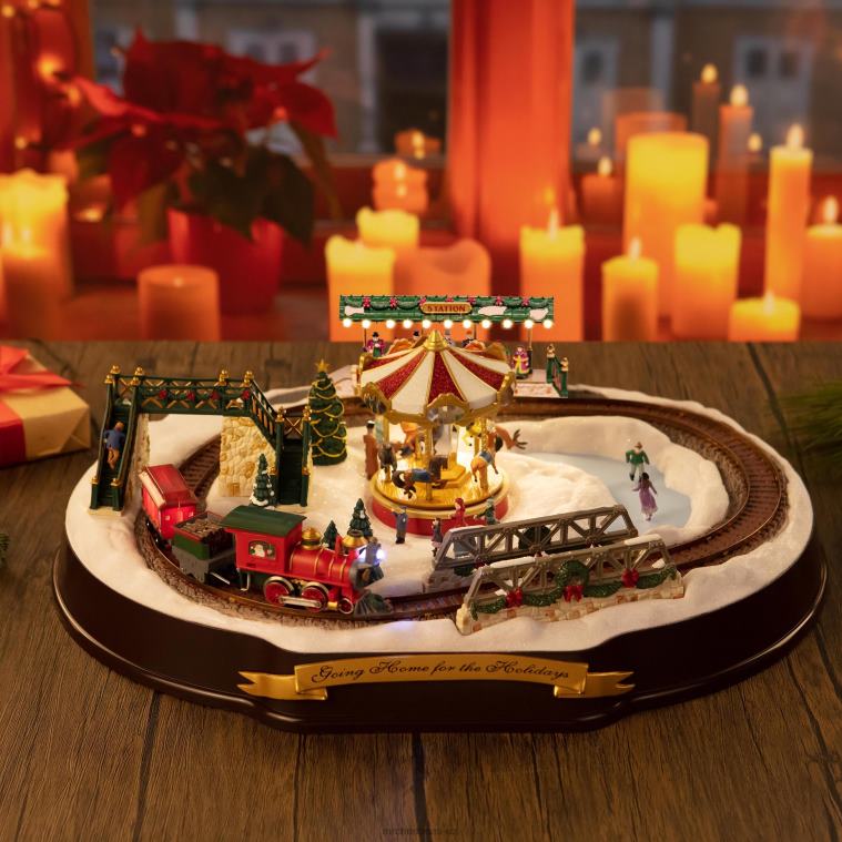 Mr. Christmas Decoration 90th Anniversary Collection-Animated & Musical Going Home for The Holidays 0J02615