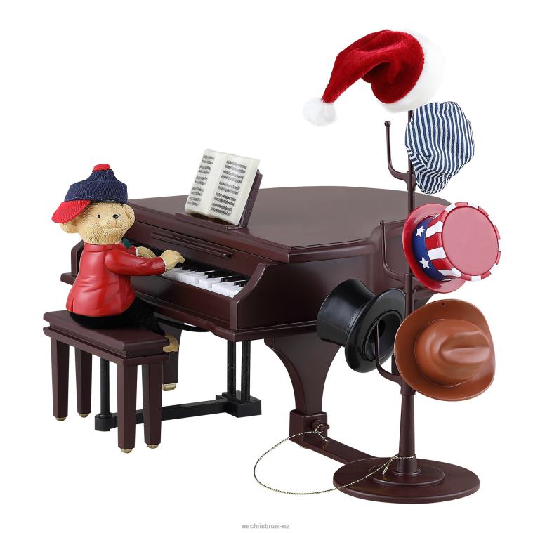 Mr. Christmas Decoration 90th Anniversary Collection-Animated & Musical Teddy Takes Requests 0J02614