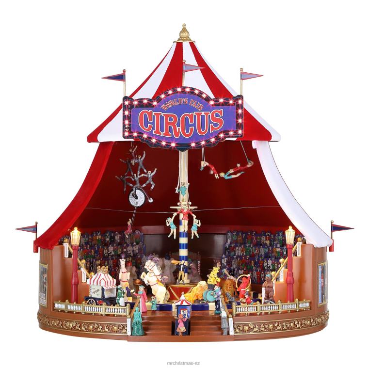 Mr. Christmas Decoration 90th Anniversary Collection-Animated & Musical World's Fair Big Top Circus 0J0261