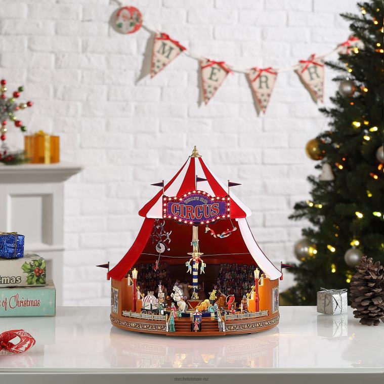 Mr. Christmas Decoration 90th Anniversary Collection-Animated & Musical World's Fair Big Top Circus 0J0261