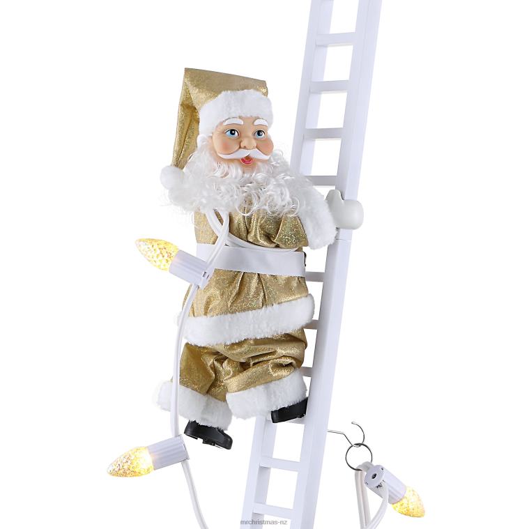 Mr. Christmas Decoration 90th Anniversary Collection-Animated Super Climbing Santa 0J0265