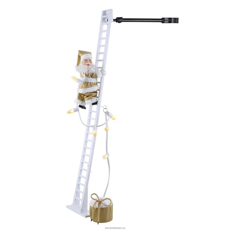 Mr. Christmas Decoration 90th Anniversary Collection-Animated Super Climbing Santa 0J0265