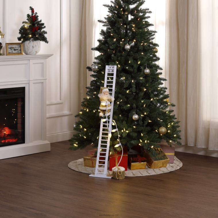 Mr. Christmas Decoration 90th Anniversary Collection-Animated Super Climbing Santa 0J0265