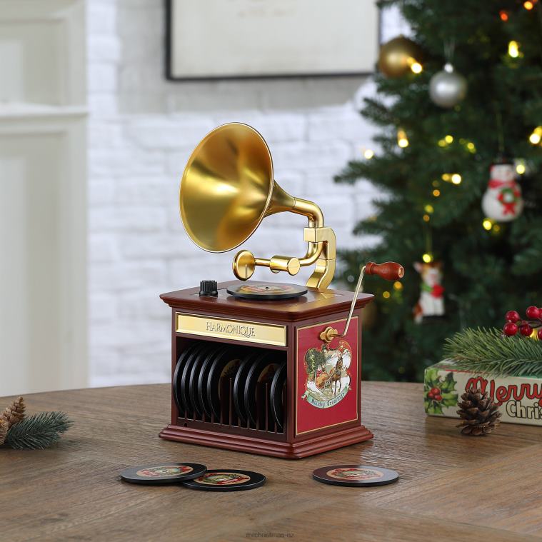 Mr. Christmas Decoration 90th Anniversary Collection-Musical Gramophone 0J02613