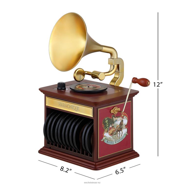 Mr. Christmas Decoration 90th Anniversary Collection-Musical Gramophone 0J02613