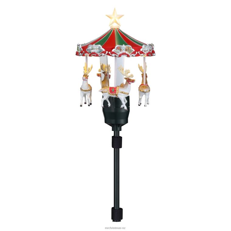 Mr. Christmas Decoration 11 Animated Carousel Tree Topper 0J02630