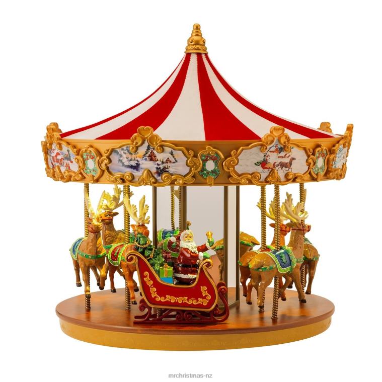 Mr. Christmas Decoration 12 Animated Very Merry Carousel 0J02628