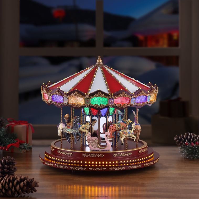 Mr. Christmas Decoration 15 Marquee Deluxe Carousel 0J02631