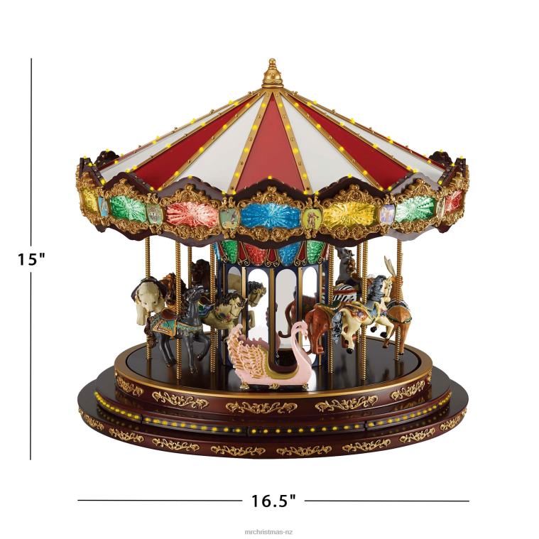 Mr. Christmas Decoration 15 Marquee Deluxe Carousel 0J02631