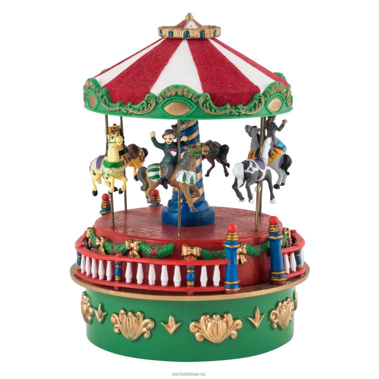 Mr. Christmas Decoration Mini Carnival Music Box-Carousel 0J02629