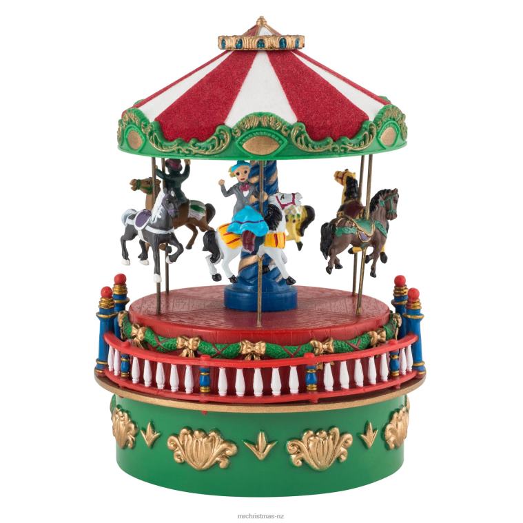 Mr. Christmas Decoration Mini Carnival Music Box-Carousel 0J02629
