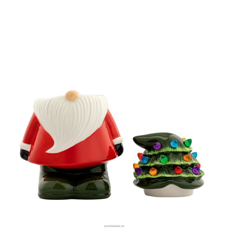 Mr. Christmas Decoration 10.75 Nostalgic Ceramic Lit Gnome Cookie Jar 0J026103