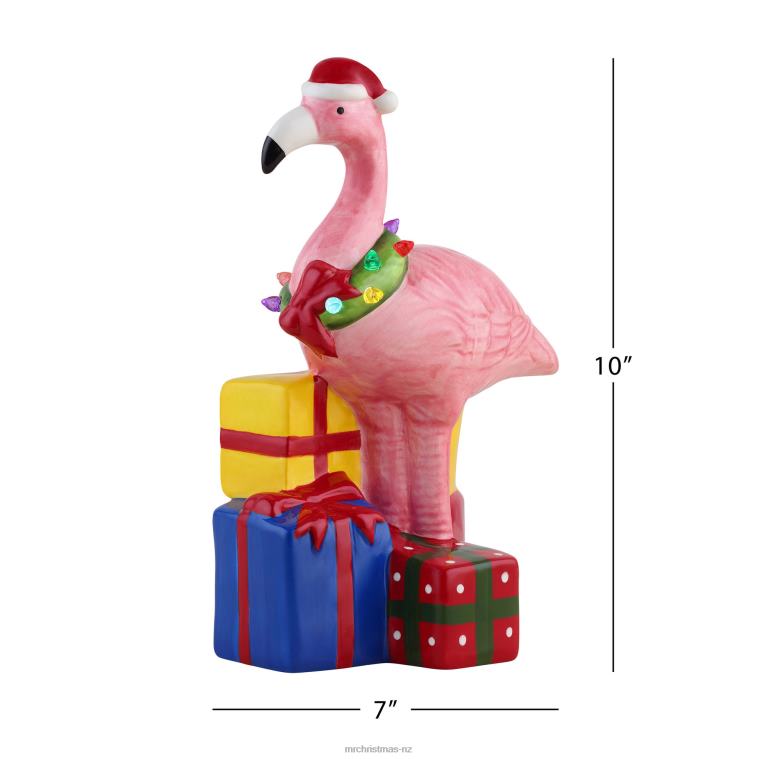 Mr. Christmas Decoration 10 Ceramic Beach Flamingo 0J02659