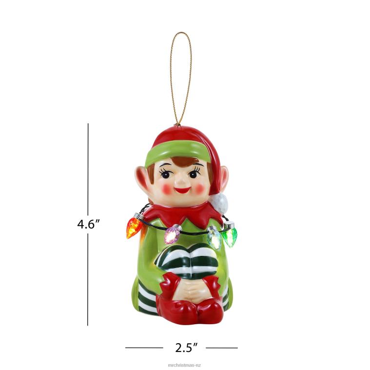 Mr. Christmas Decoration Mini Nostalgic Ceramic Figure-Elf 0J02668
