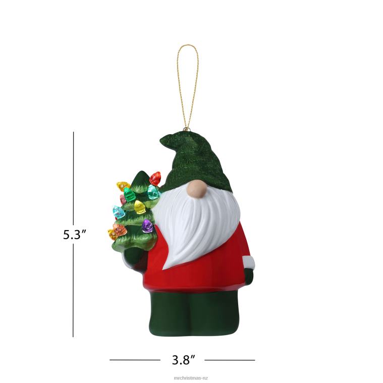 Mr. Christmas Decoration Mini Nostalgic Ceramic Figure-Gnome 0J02671