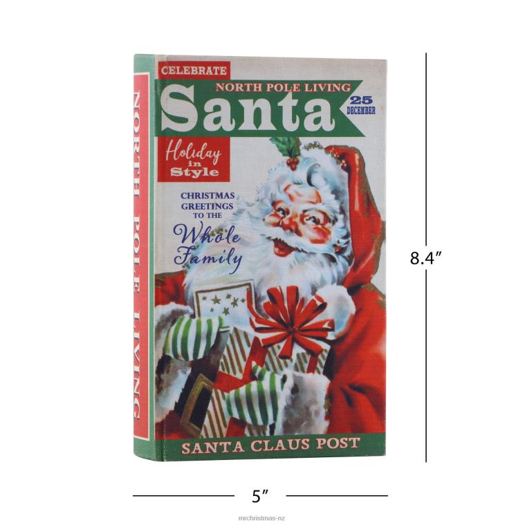 Mr. Christmas Decoration 8.4 Vintage Storage Box-Santa 0J026158