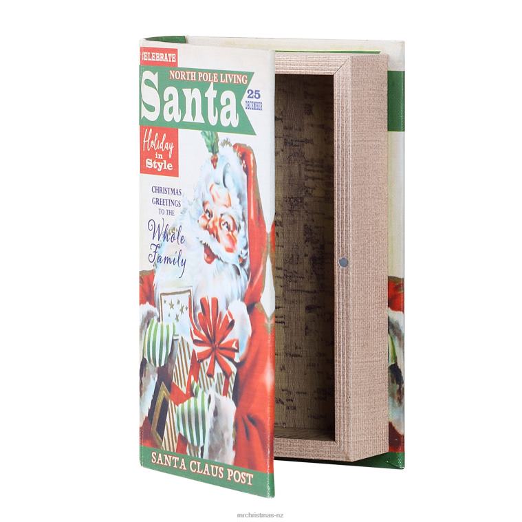 Mr. Christmas Decoration 8.4 Vintage Storage Box-Santa 0J026158