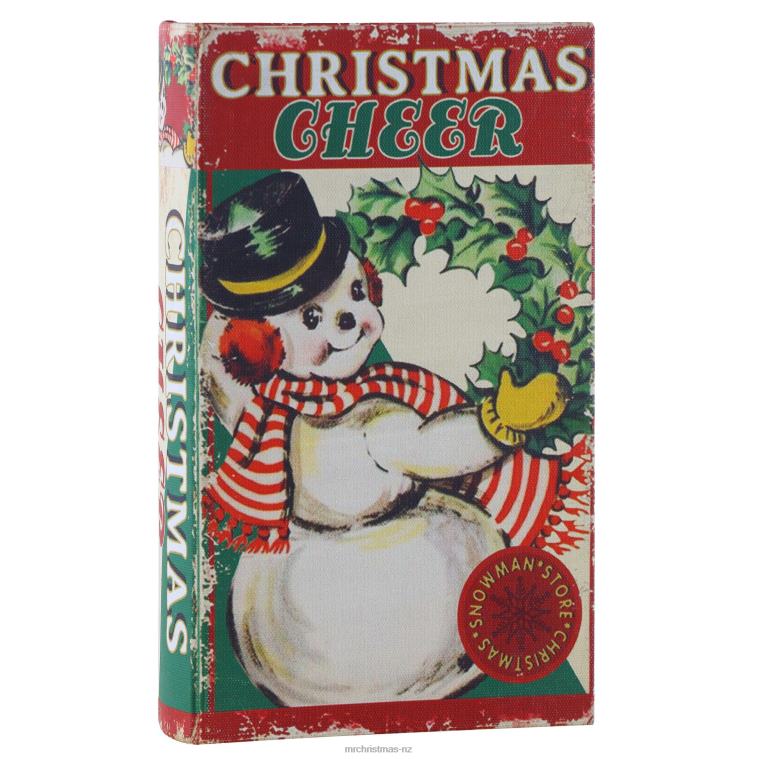 Mr. Christmas Decoration 8.4 Vintage Storage Box-Snowman 0J026157
