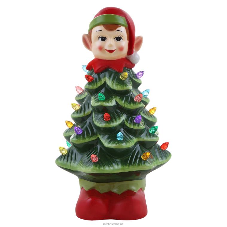 Mr. Christmas Decoration 15 Nostalgic Ceramic Elf Tree 0J026239