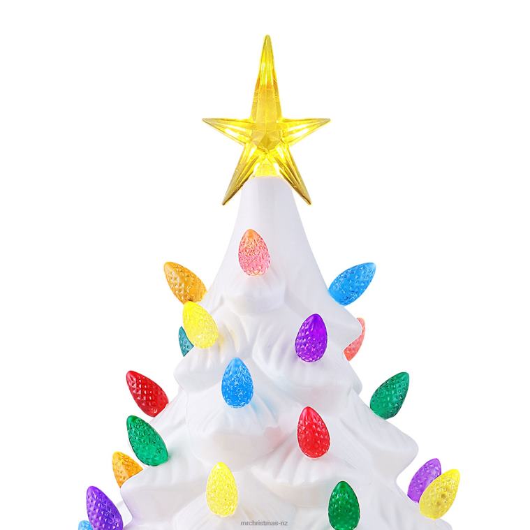 Mr. Christmas Decoration 24 Nostalgic Ceramic Tree-White 0J026175
