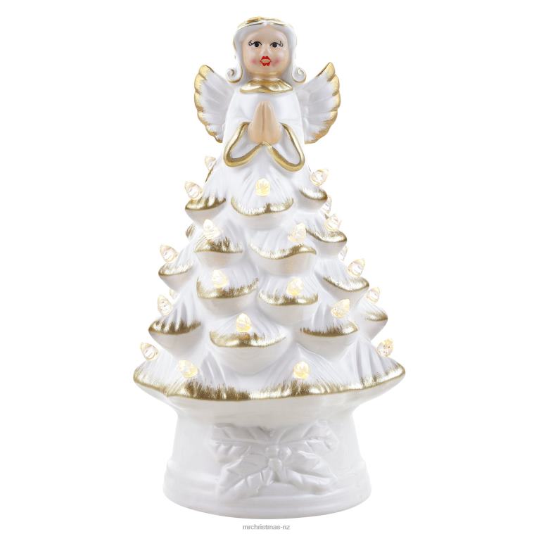 Mr. Christmas Decoration 8.5 Nostalgic Ceramic Angel Tree 0J026170