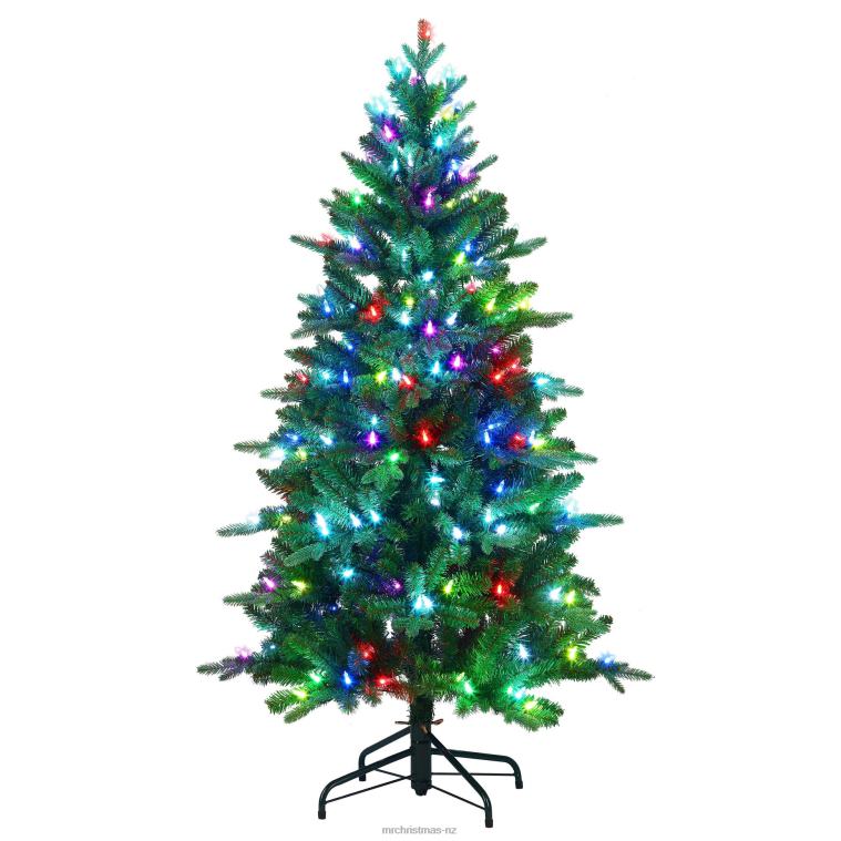 Mr. Christmas Decoration 5' Green LED 55-Function Tree with Alexa 0J02622