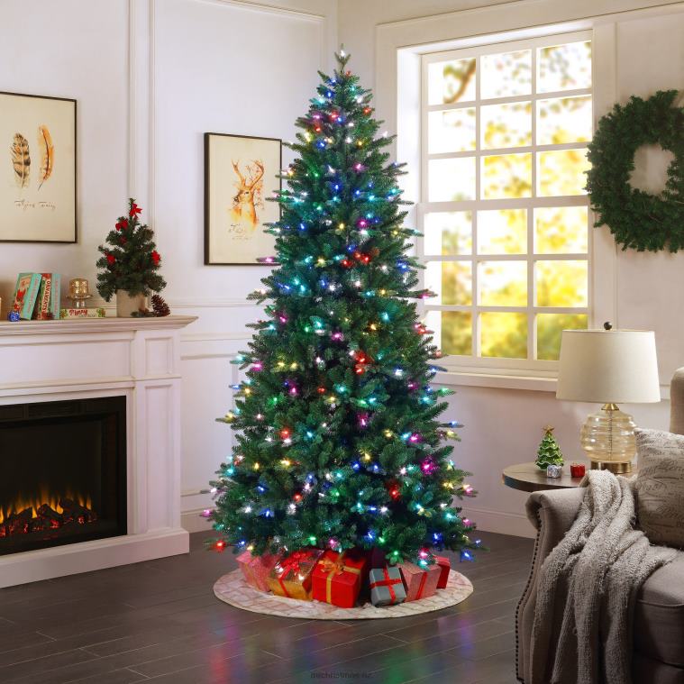 Mr. Christmas Decoration 6.5' Green LED 55-Function Tree with Alexa 0J02620