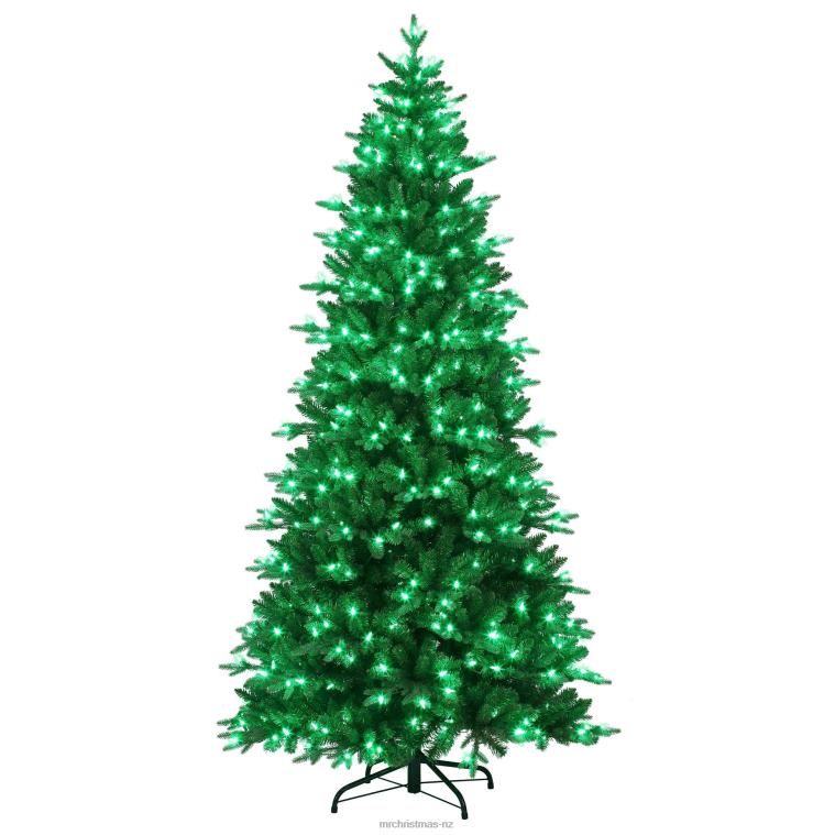 Mr. Christmas Decoration 7.5' Green LED 55-Function Tree with Alexa 0J02621
