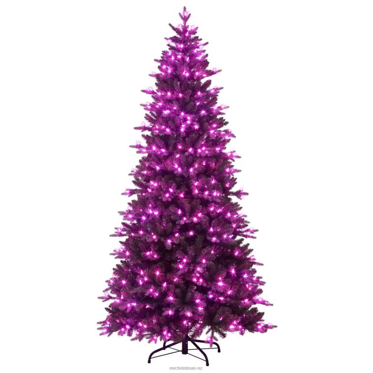 Mr. Christmas Decoration 7.5' Green LED 55-Function Tree with Alexa 0J02621