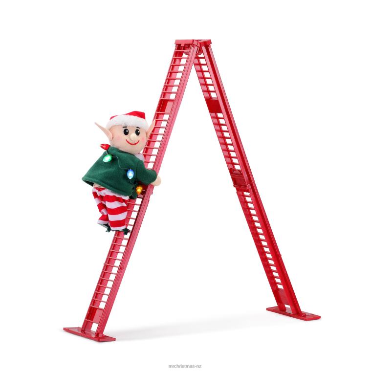 Mr. Christmas Decoration 17 Animated Tabletop Climbing Elf 0J02647
