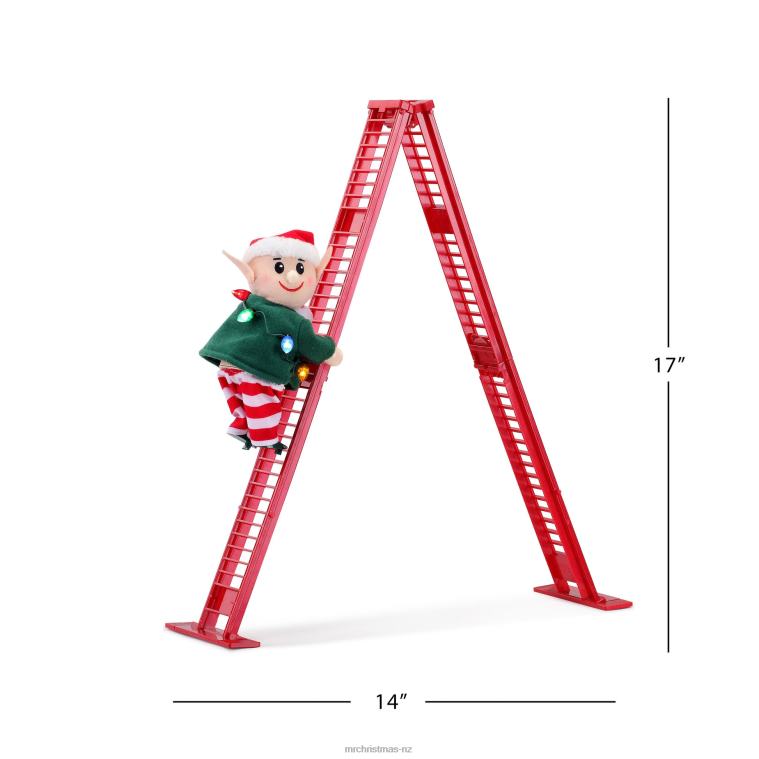 Mr. Christmas Decoration 17 Animated Tabletop Climbing Elf 0J02647