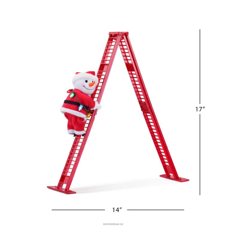 Mr. Christmas Decoration 17 Animated Tabletop Climbing Snowman 0J02649