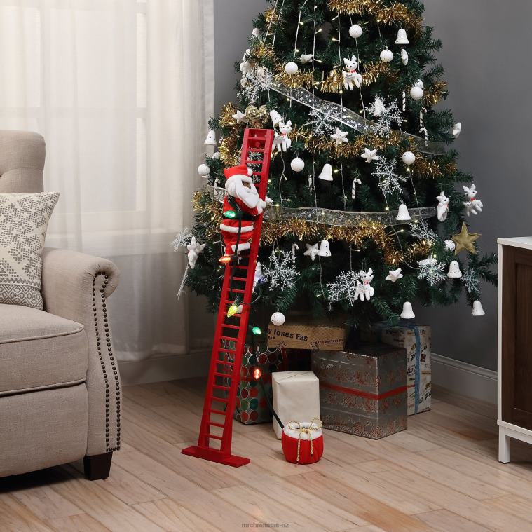 Mr. Christmas Decoration 43 Animated Super Climbing Black Santa 0J02636