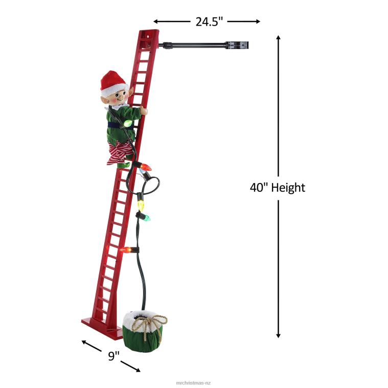 Mr. Christmas Decoration 43 Animated Super Climbing White Elf 0J02638