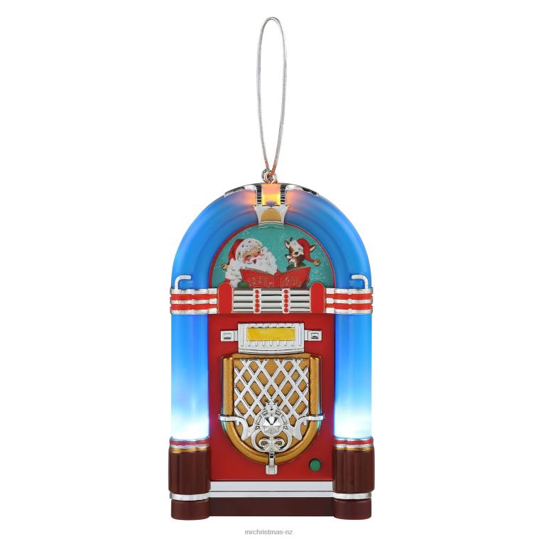 Mr. Christmas Decoration 4.9 Retro Jukebox Ornament-Blue 0J026138