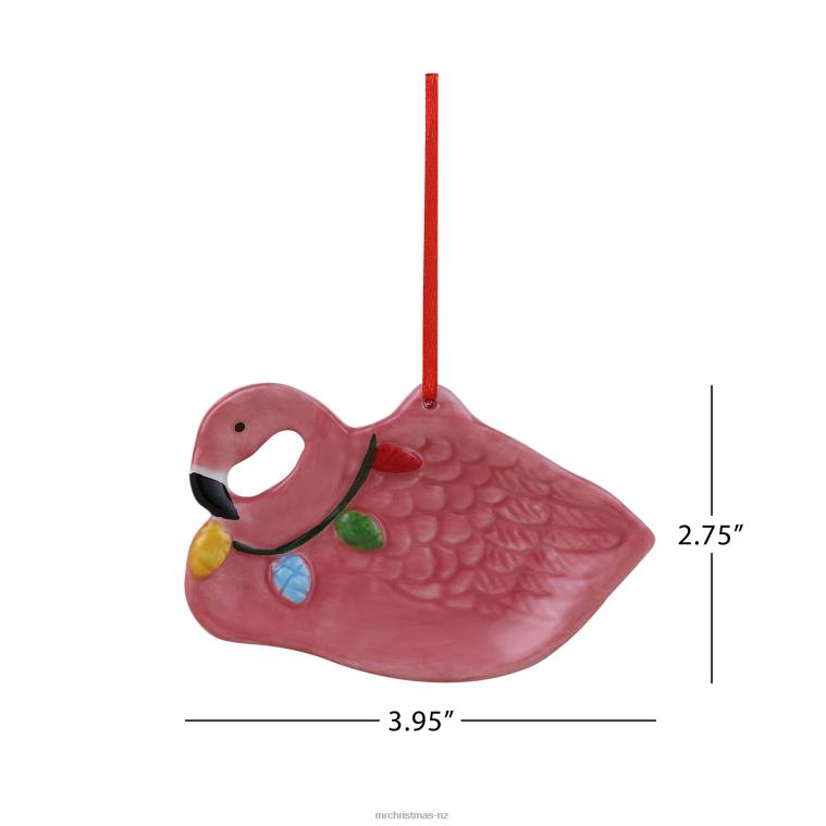 Mr. Christmas Decoration 4 Set of 5 Ceramic Tropical Ornaments 0J026150