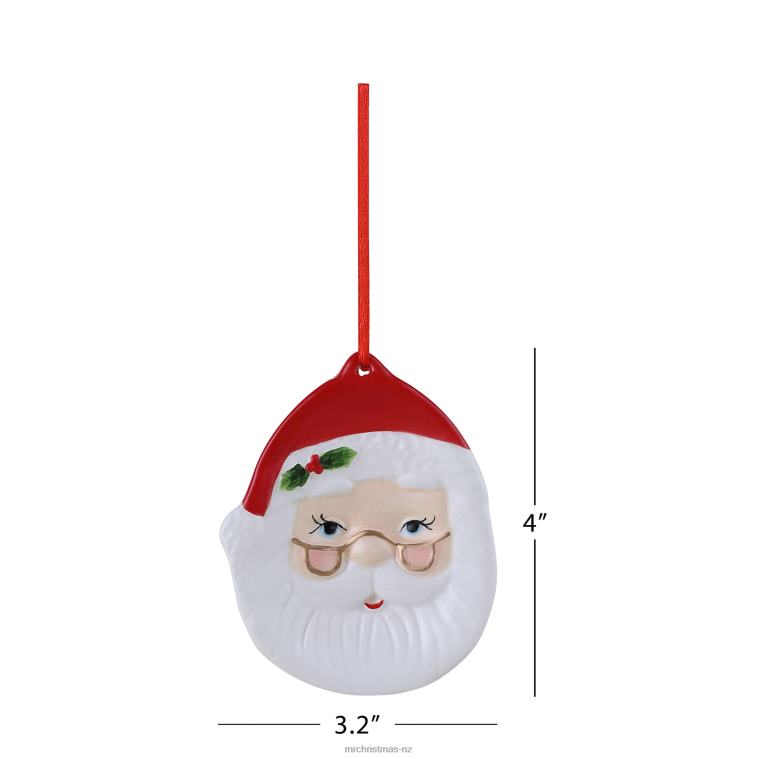 Mr. Christmas Decoration 4 Set of 5 Ceramic Vintage Ornaments 0J026151