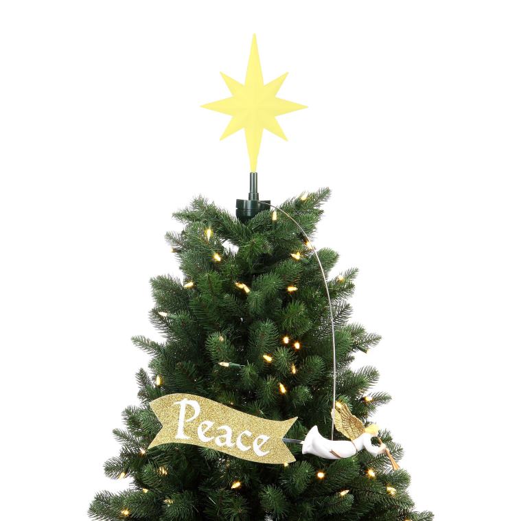 Mr. Christmas Decoration Animated Angel Tree Topper with Banner 0J026265